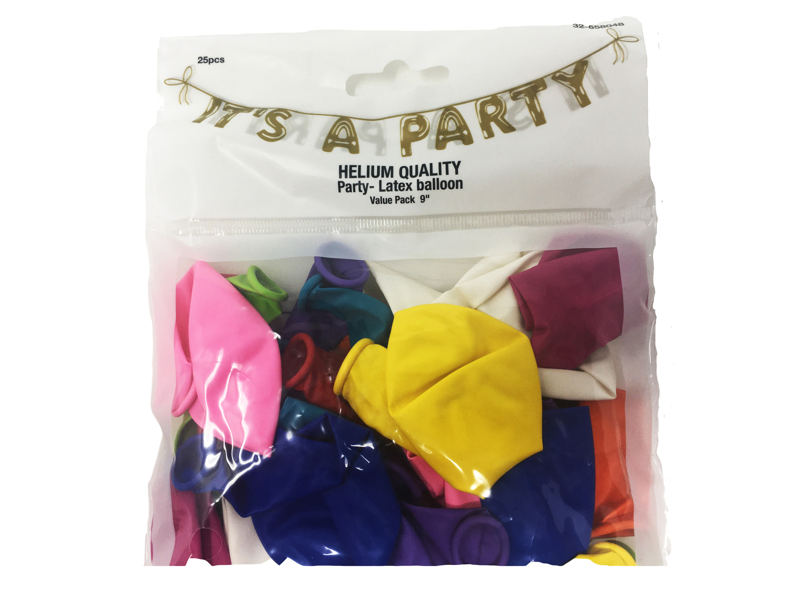 Helium Quality Party Latex Balloon 25pcs Value Pack 9″ Multi color
