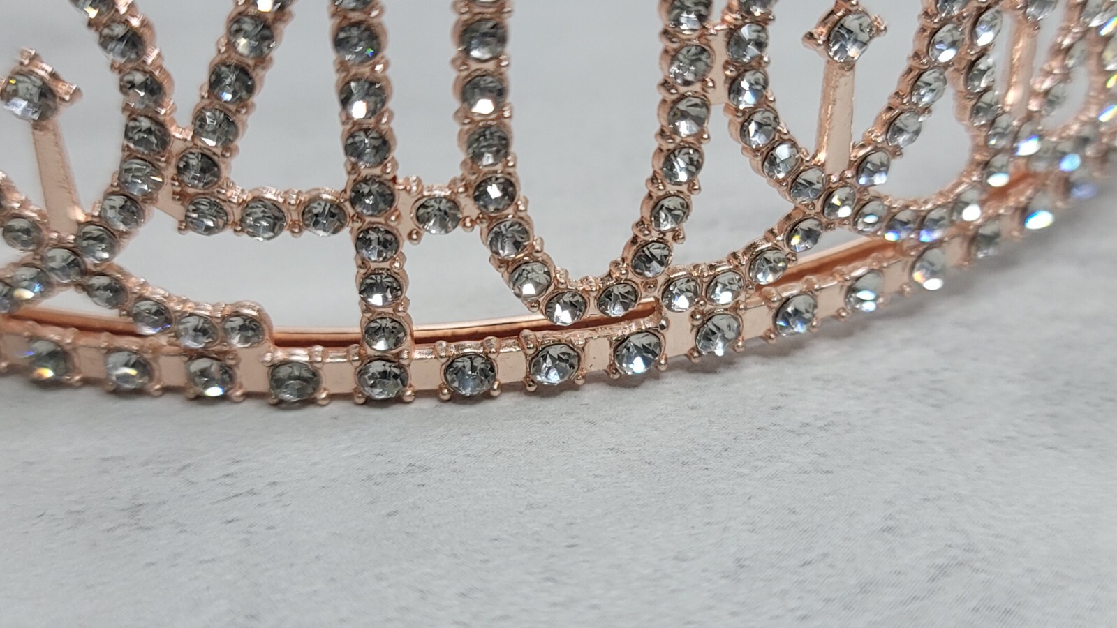 Rose Gold Silver 40th Birthday Tiara Gift Rhinestone Crown Headband 40 Bling