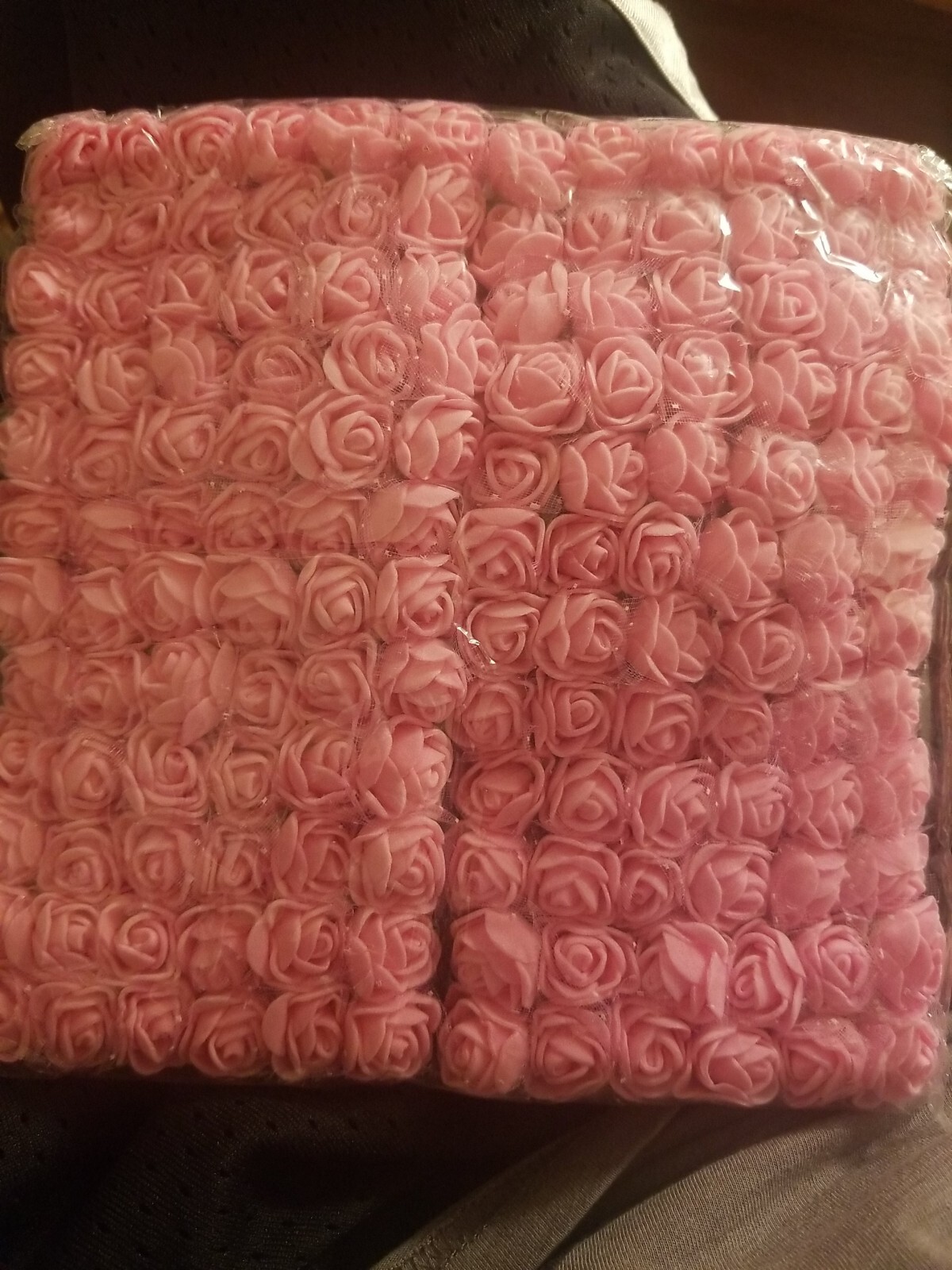 200* Pink Foam Mini Artificial Rose Heads Buds Flowers Wedding Home Party Decors