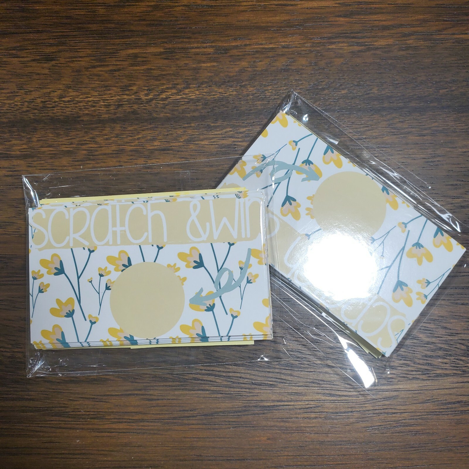 Gender Reveal-Birthday Party-Babyshower Bundle – Goodie Bags, Scratch & Win Card