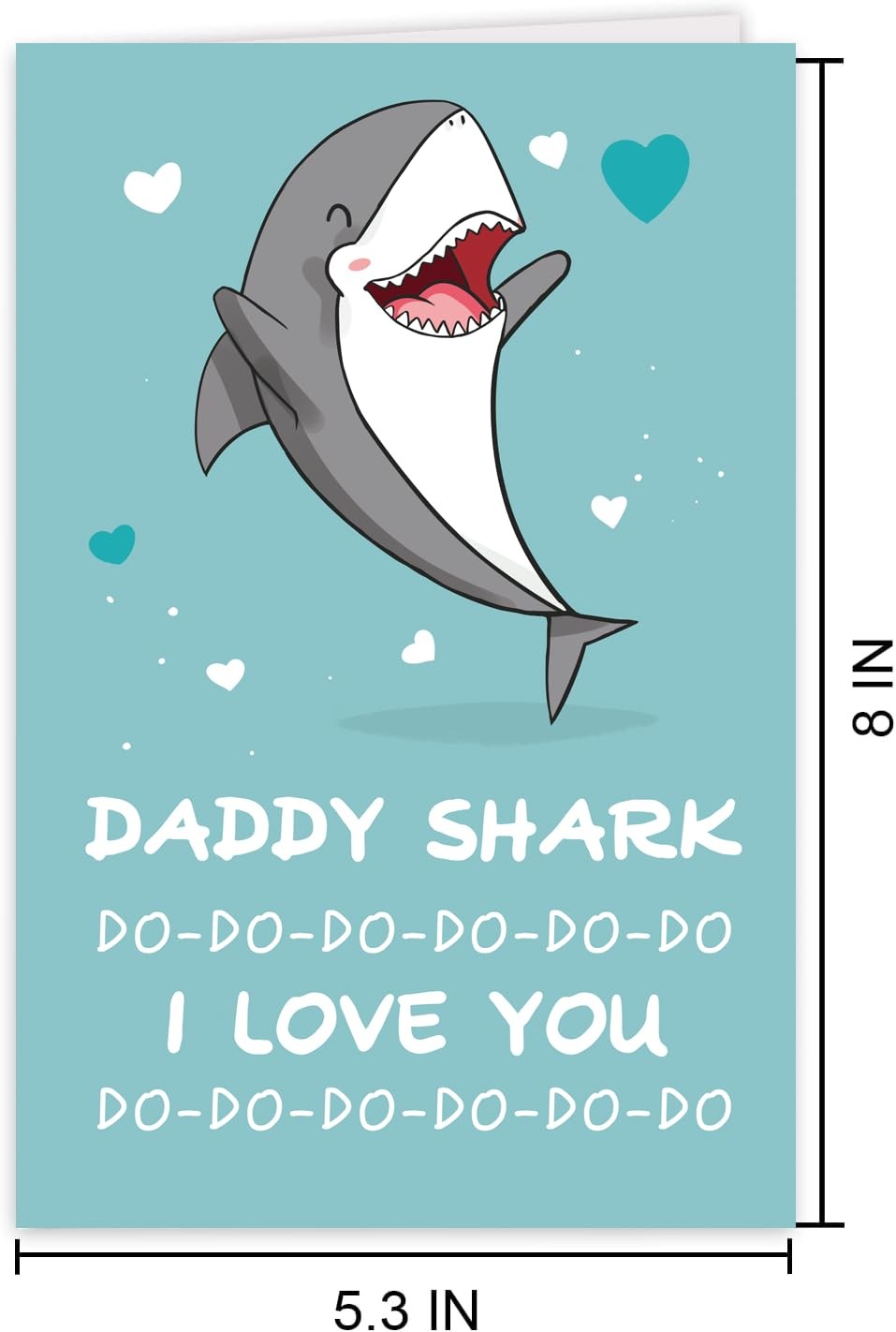 COLINHELIN Lovely Daddy Birthday Card For Dad Father 8×5.3 inches, #3