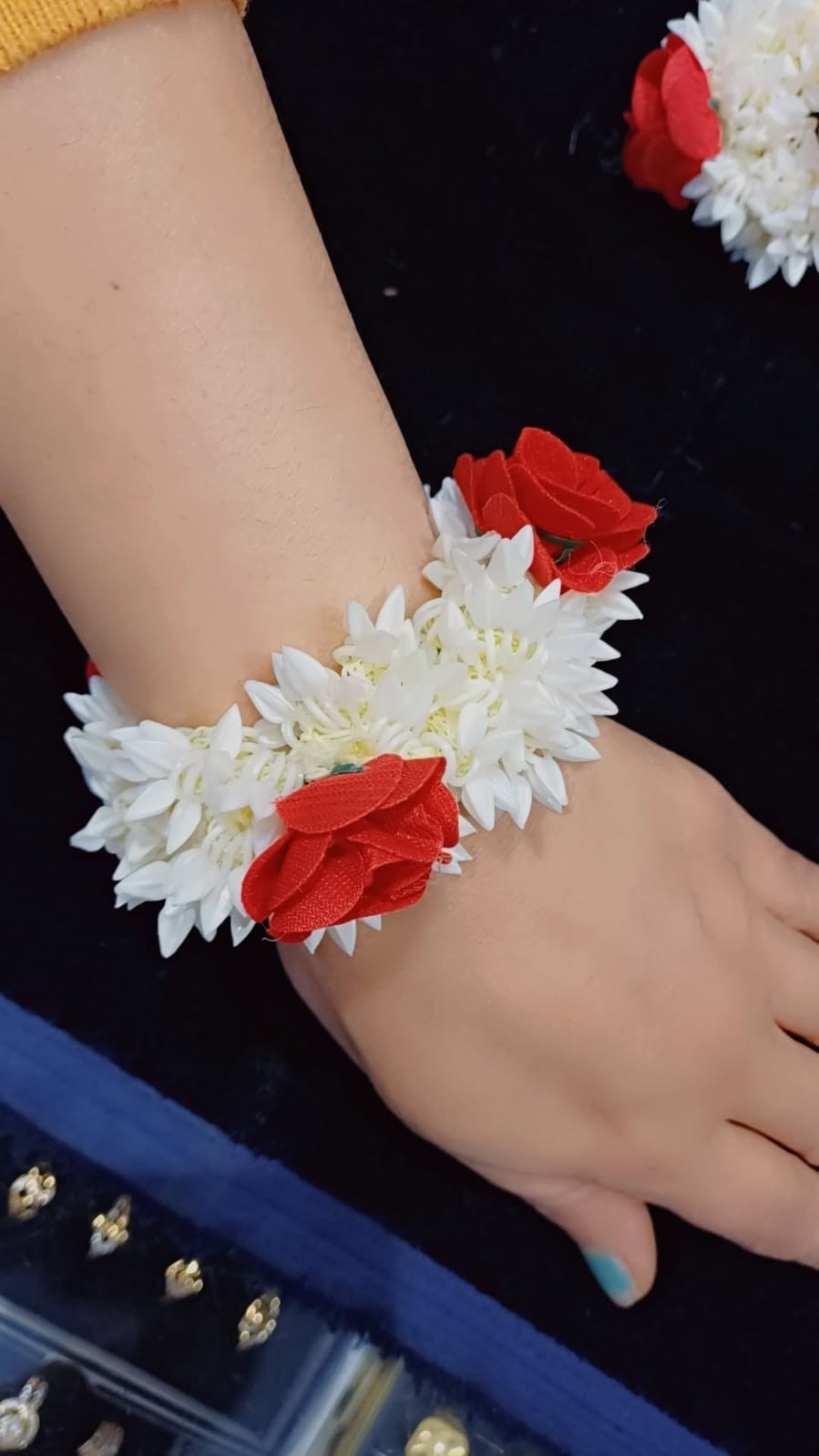 Handmade Gajra,Artificial Mogra, Gajra Bracelet,Wristlet for Wedding