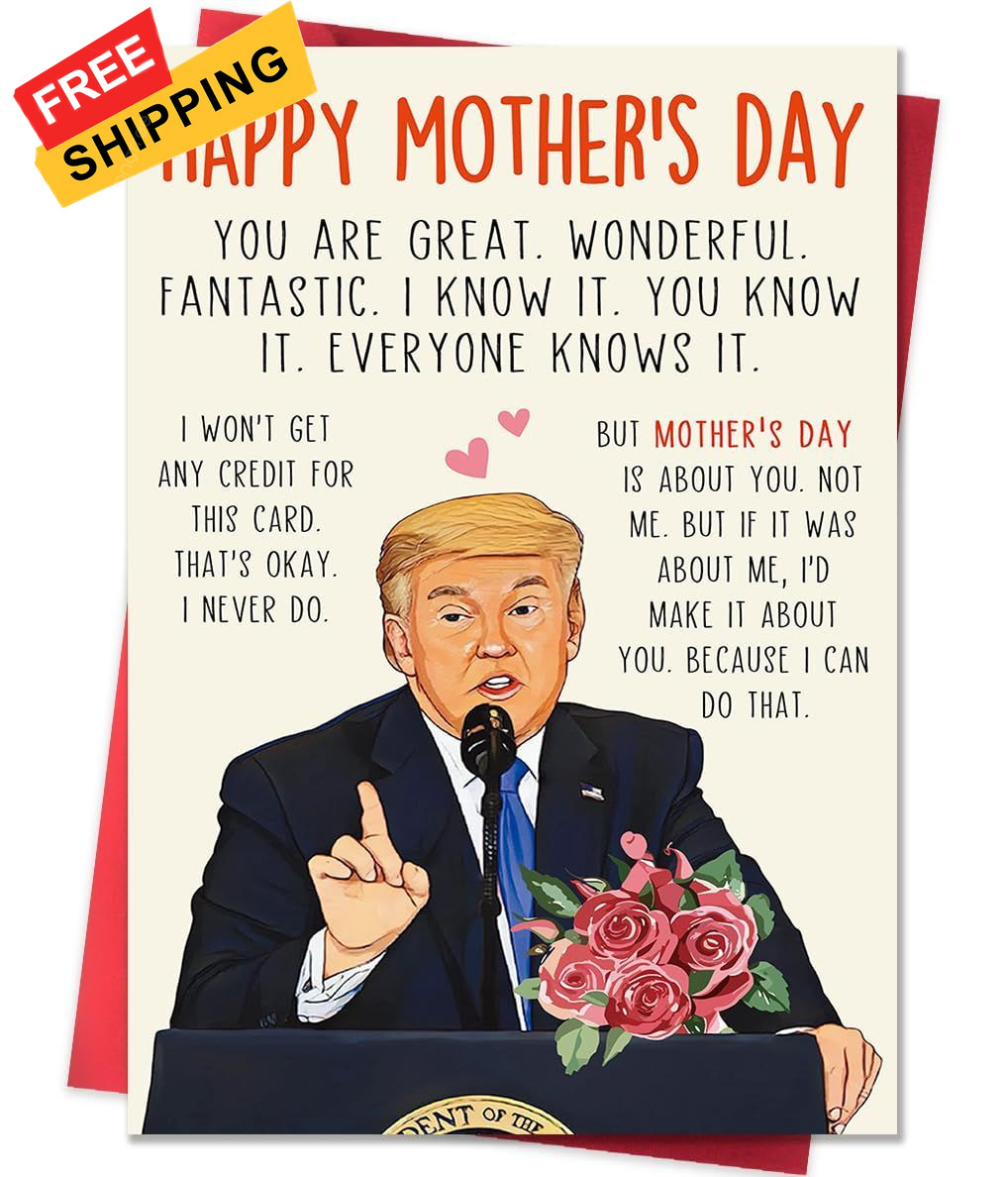 ACHICGIRL Funny Mothers Day Card, Humor Gifts 5×7 inches, ACH-116