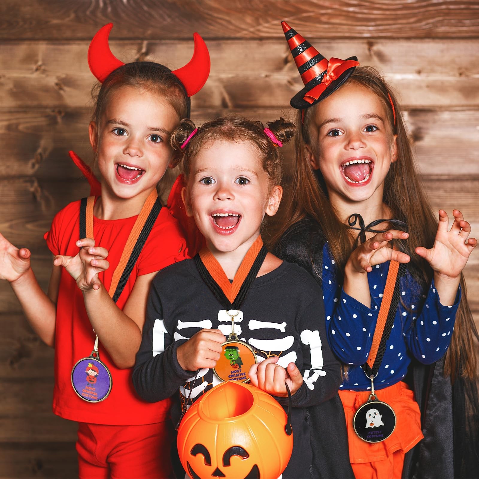 Sasylvia 12 Pcs Halloween Costume Contest Award Medals Contest…