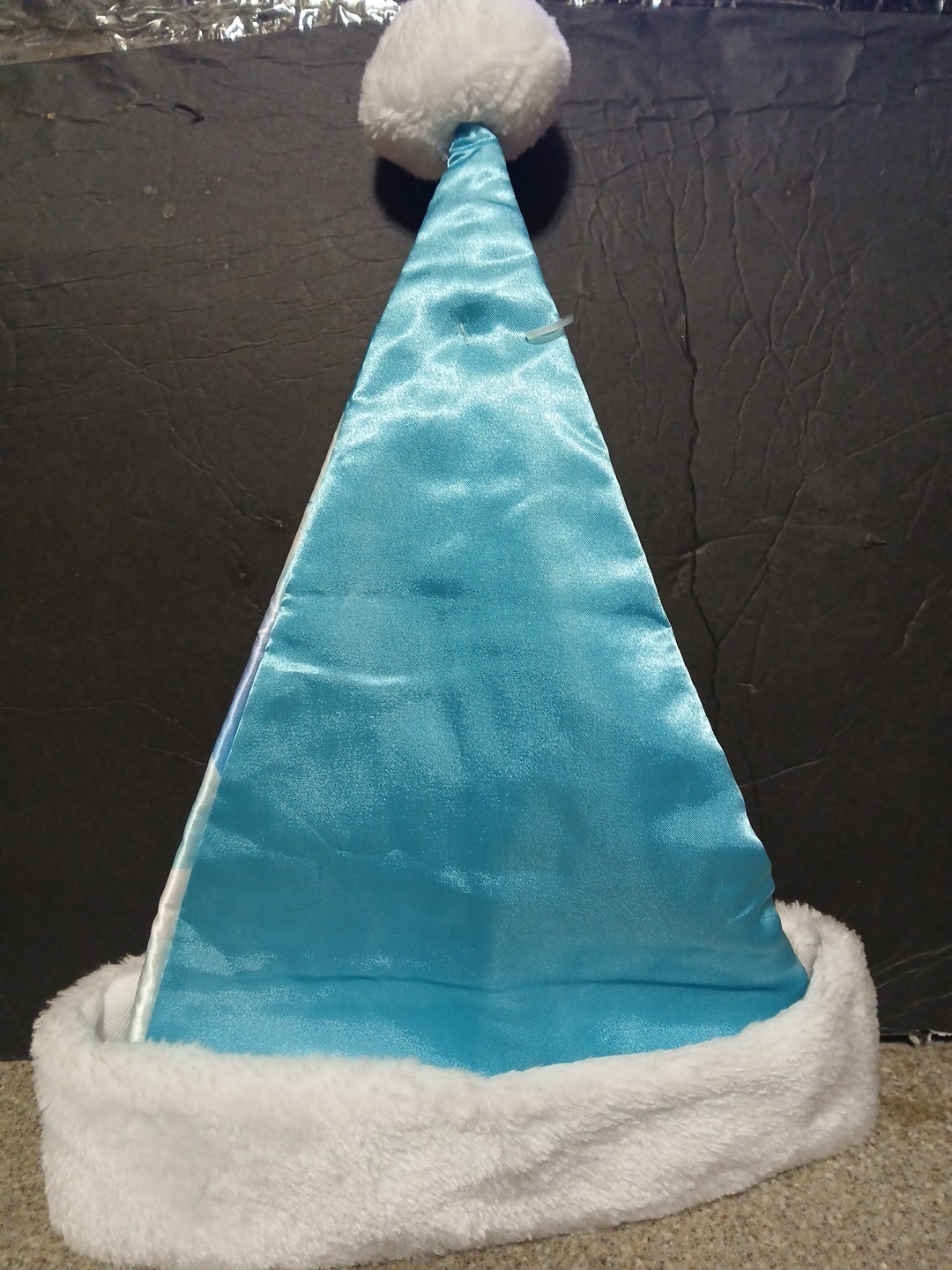 PAW PATROL Christmas Santa Hat (16 in tall, Blue) Satin feel,