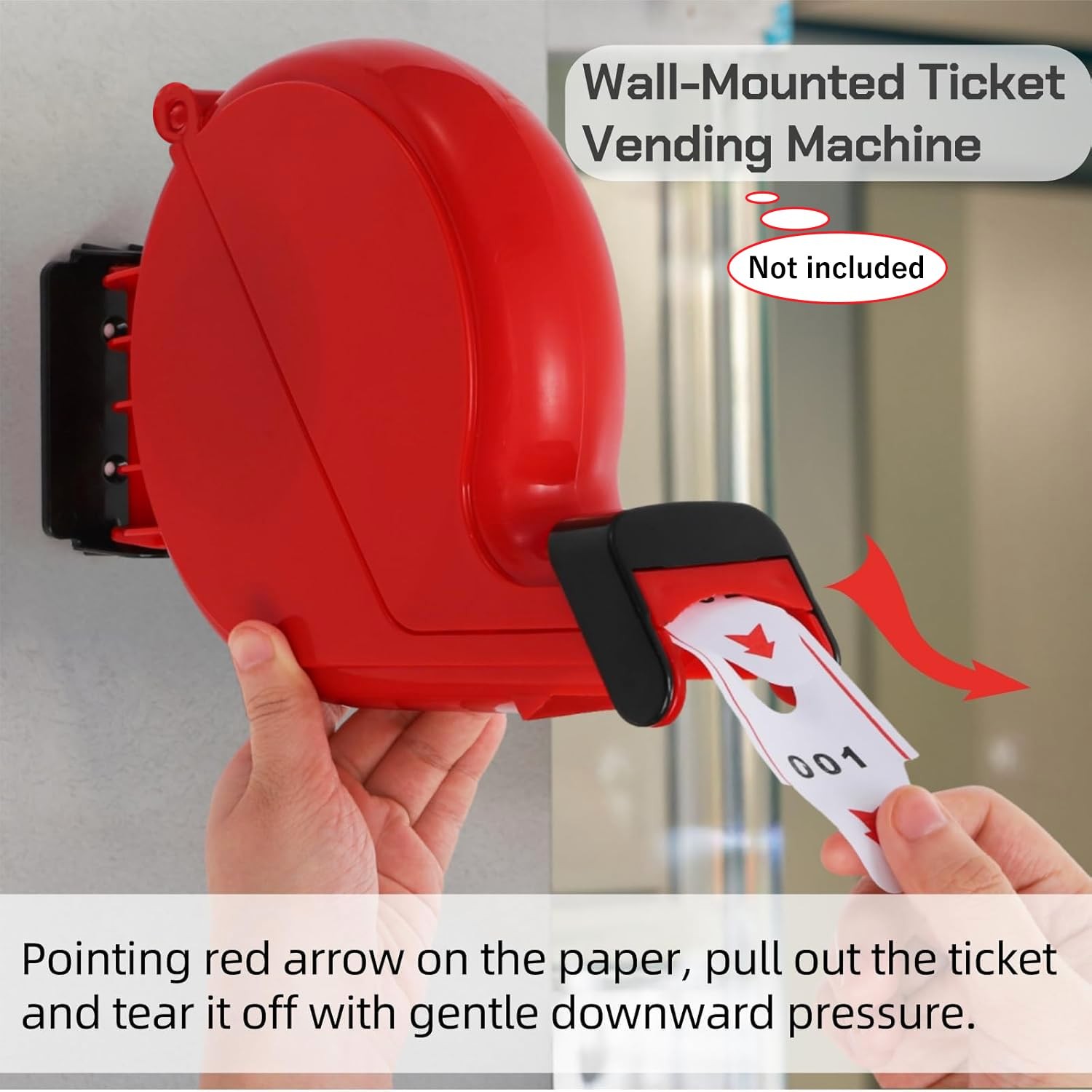 White 2 Digit Turn O Matic Take A Number Tickets 2000 Count Dispenser Roll