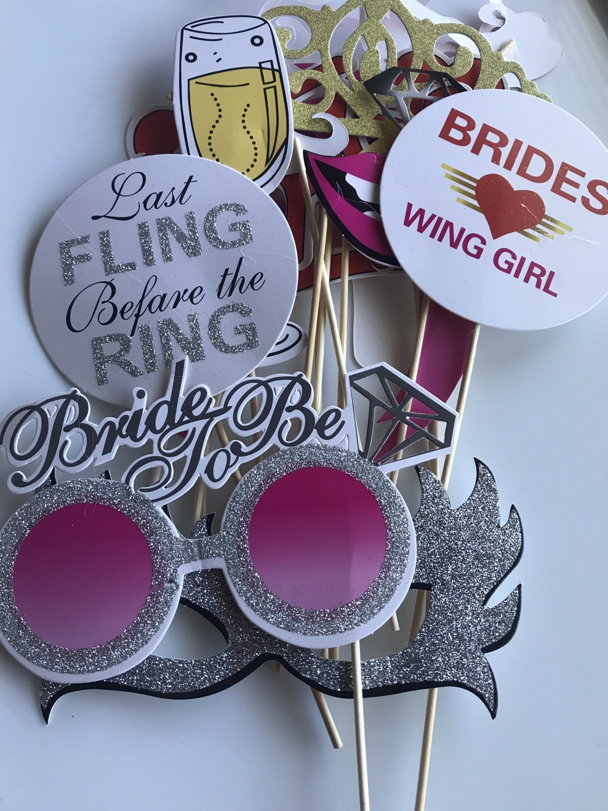 Hen’s night Bride to be Party Bachelorette Selfie Photo Booth Prop Game Decor