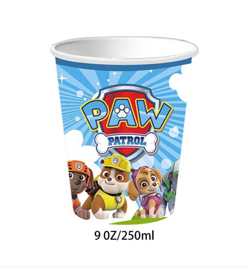 Paw Patrol Birthday Party Decor Skye Tableware Tablecloth Plate Kids Gift