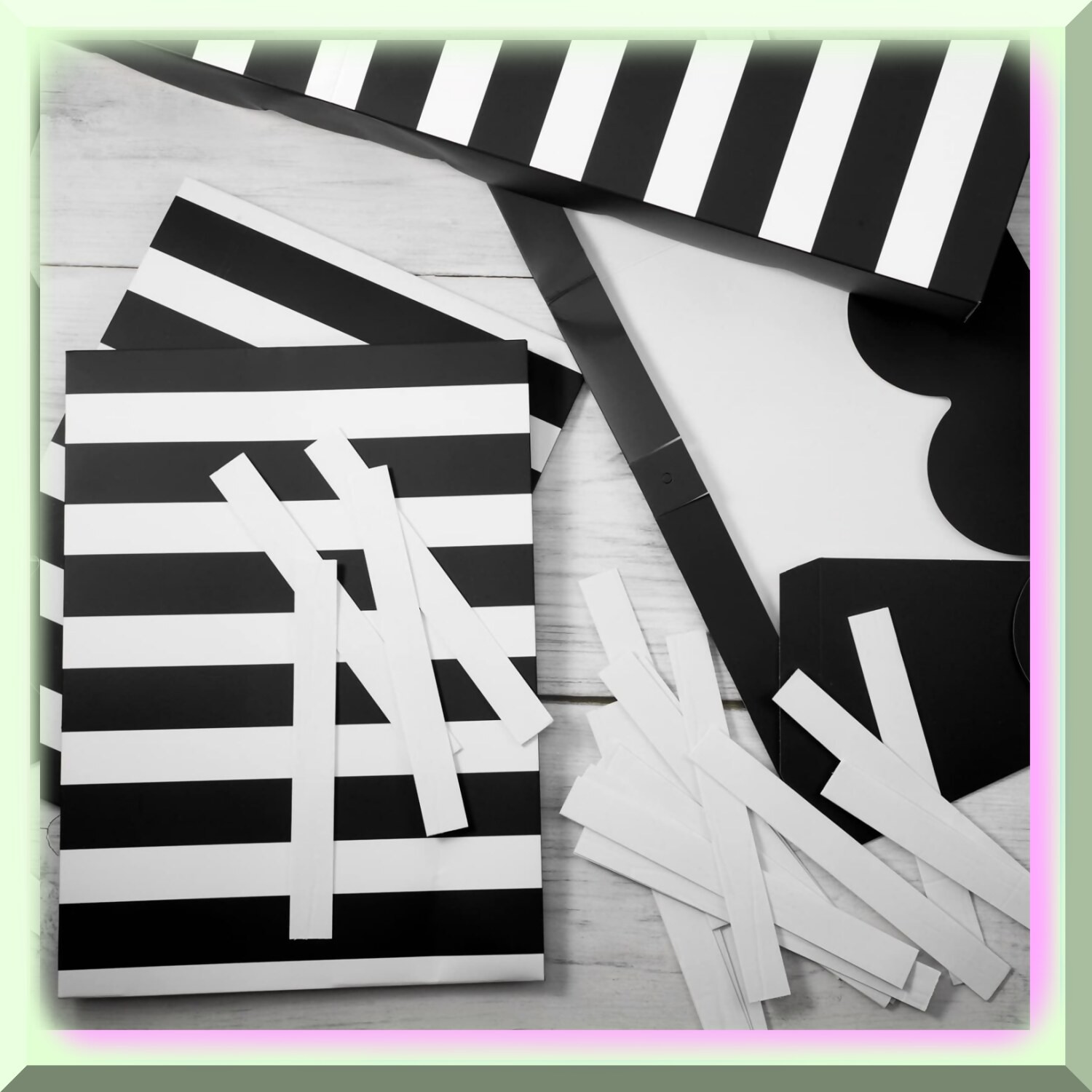 Striped Wall Decor for Events and Parties