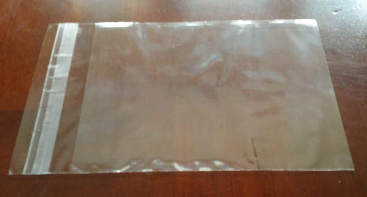 Clear Resealable Recloseable Self Seal Adhesive Cello Lip Tape Poly Plastic bags