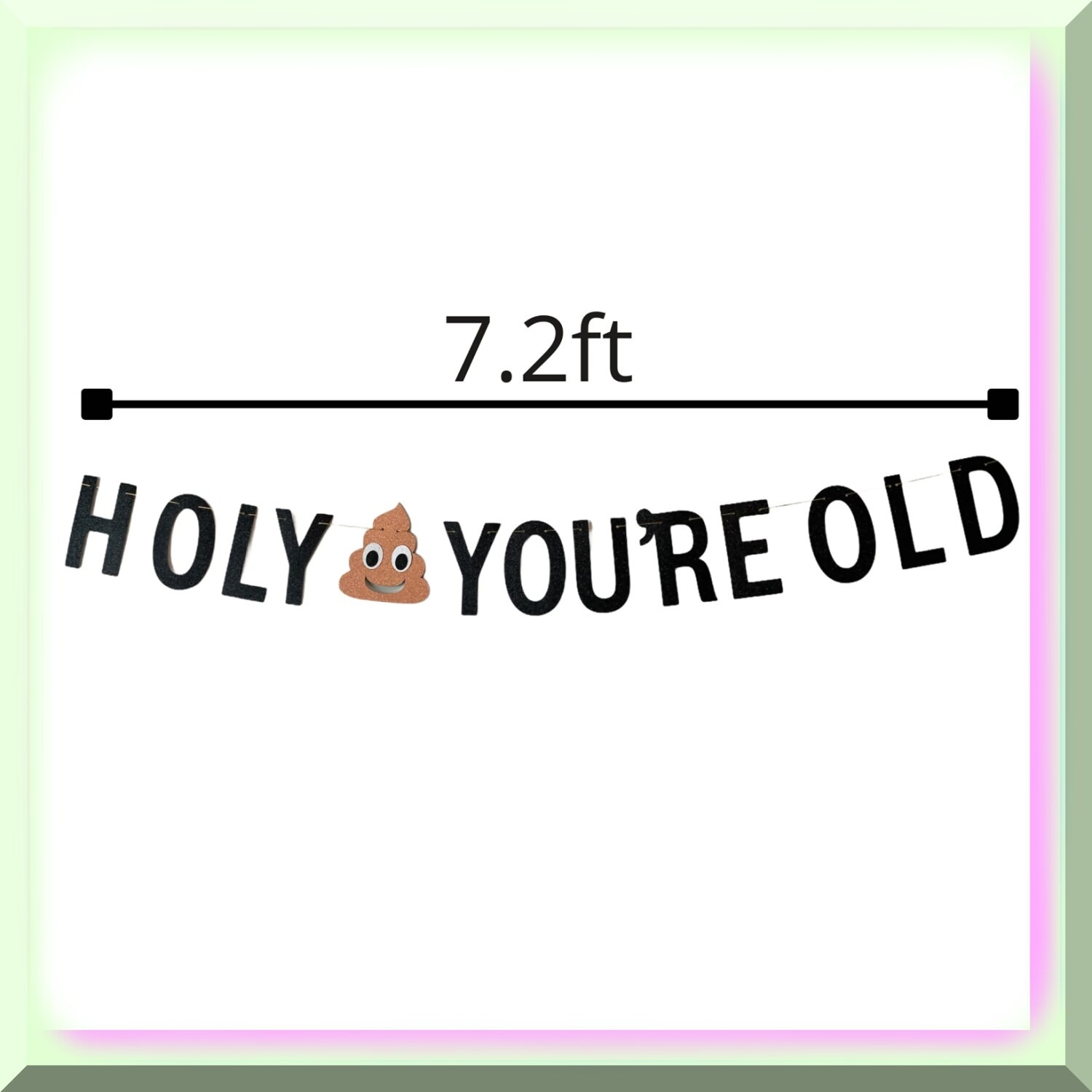 Vintage Adult Birthday Banner with Charming Design