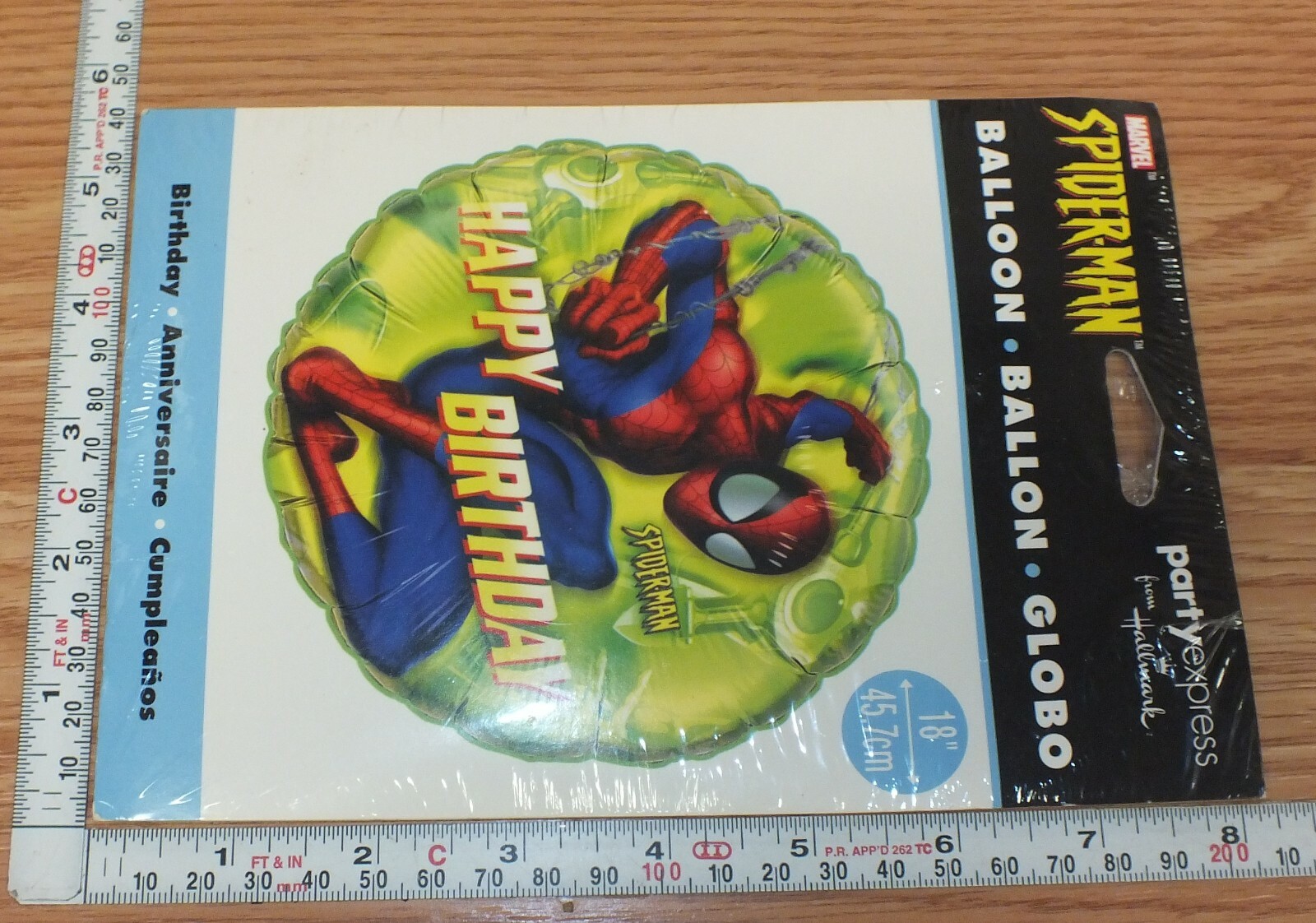 Party Express – Marvel Spider-Man 18″ (inch) Green Super Hero Character Balloon