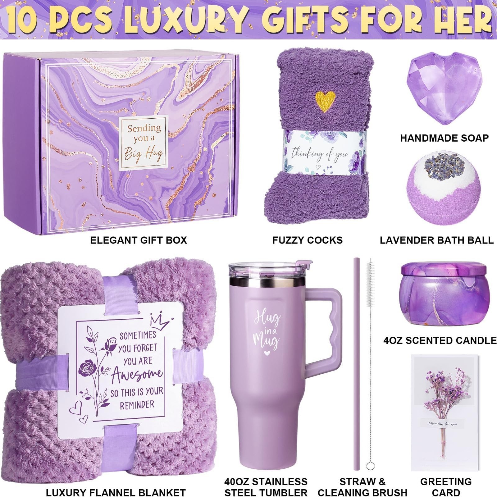 Birthday Gifts for Women Self Care Gifts Get Well Soon Gifts, Laven… Fast Ship