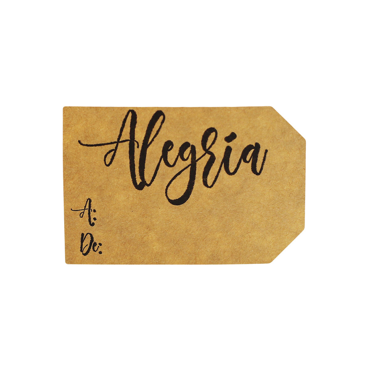 Natural Kraft Spanish Feliz Navidad Holiday Gift Tags | 2 x 3″ Inches – 100 Pack