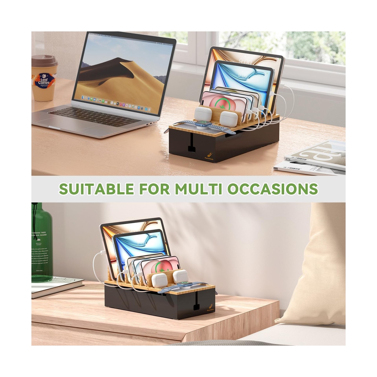 Pezin & Hulin Cable Management Box, Docking Station for Multi Devic… Fast Ship