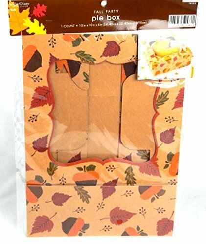 Set of 3 Pie Cookie Bakery Gift Carry Storage Box with Window