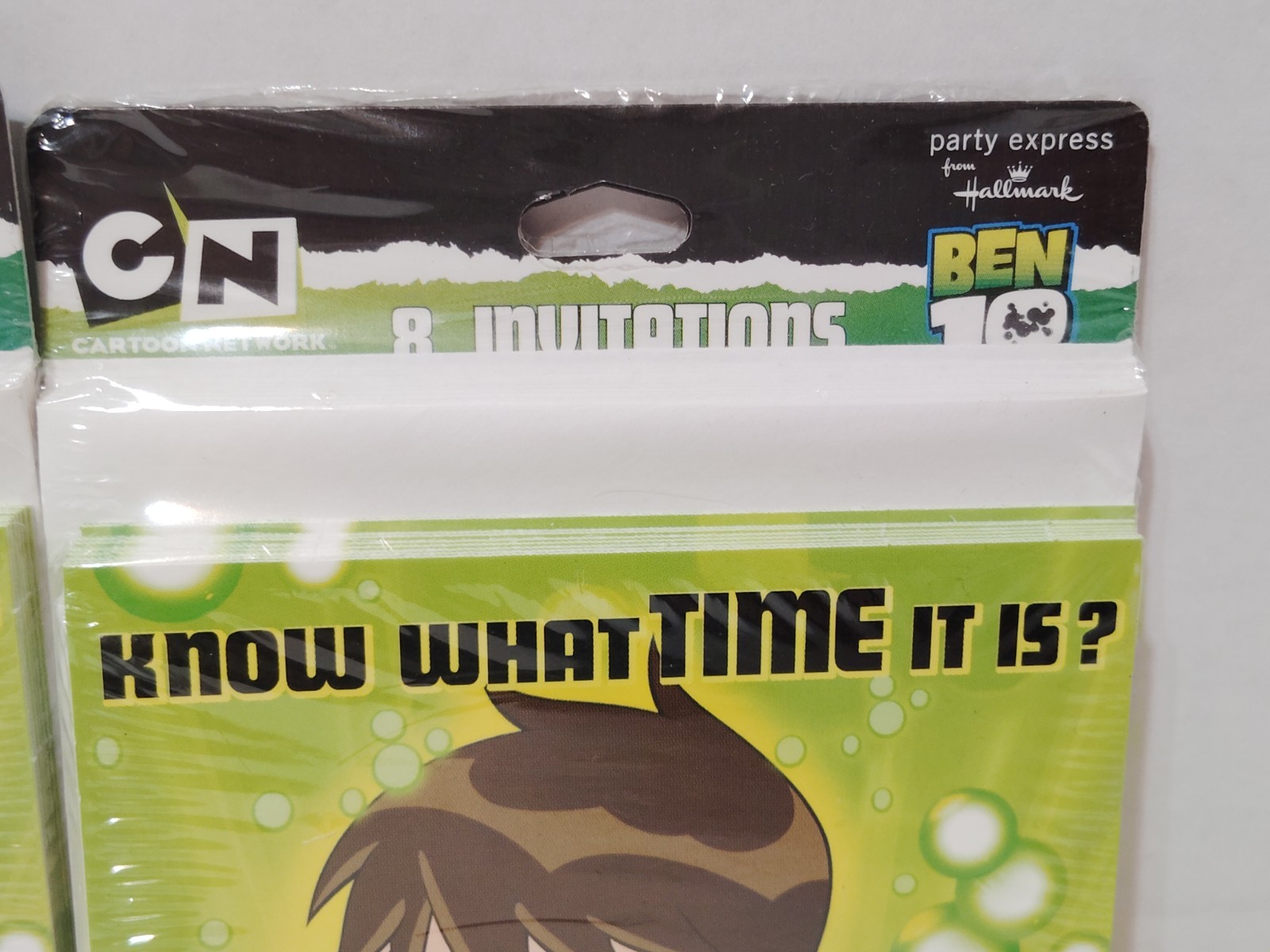 New! Ben 10 Ben10 Party Express 8 Invitations Hallmark Cartoon Network