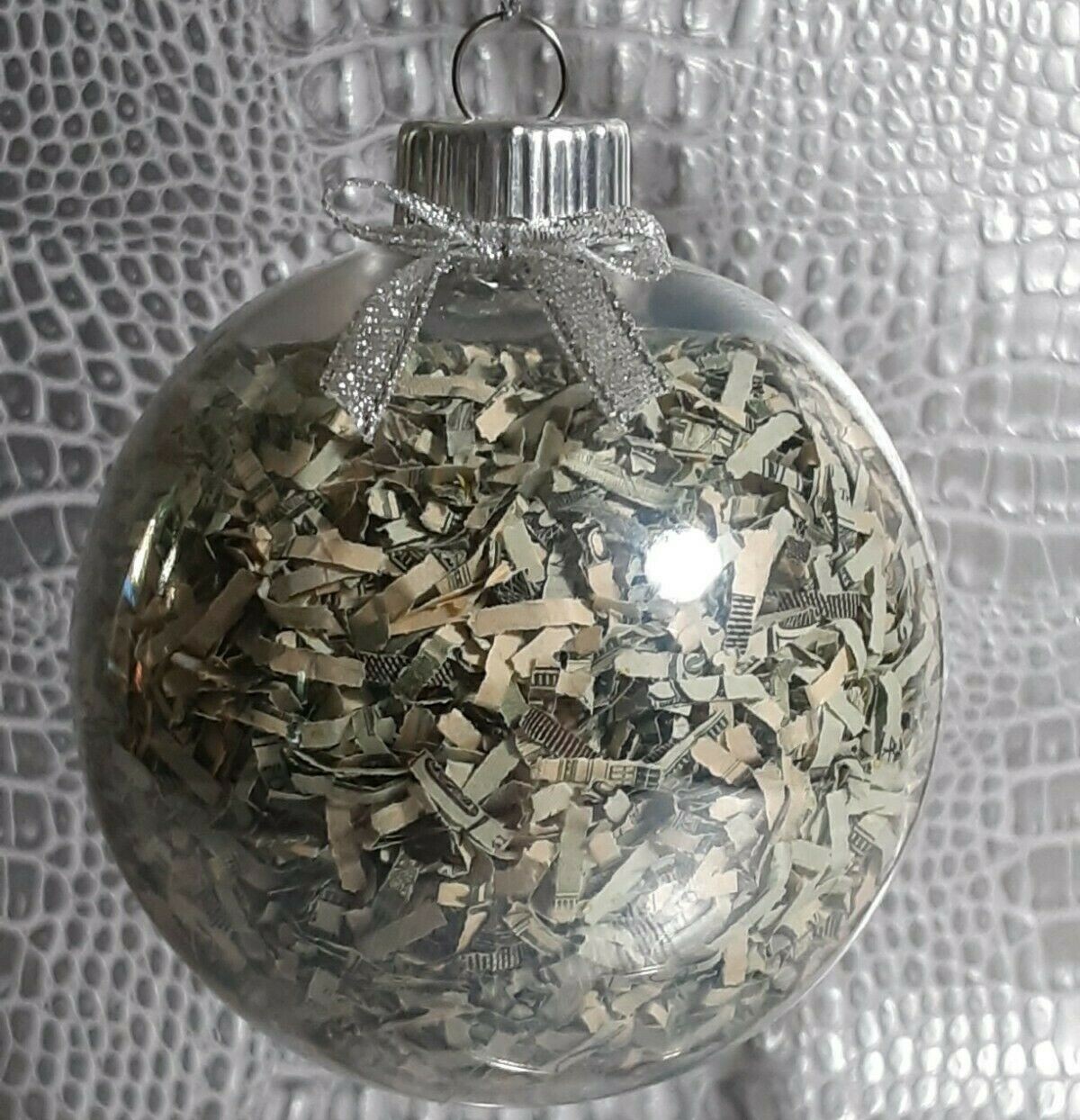 LUCKY MONEYBALL ORNAMENT 83mm – WEDDING-BIRTHDAY-GRADUATION-ANNIVERSARY-HOLIDAYS