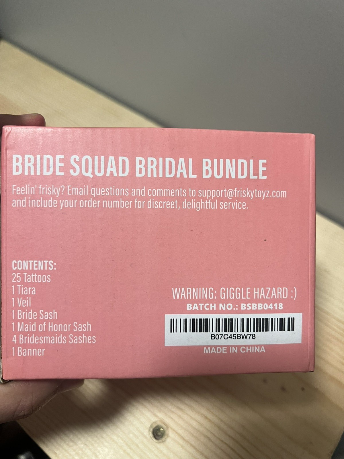 Bride Squad Bachelorette Party Bridal Kit Sashes Veil Tiara Banner