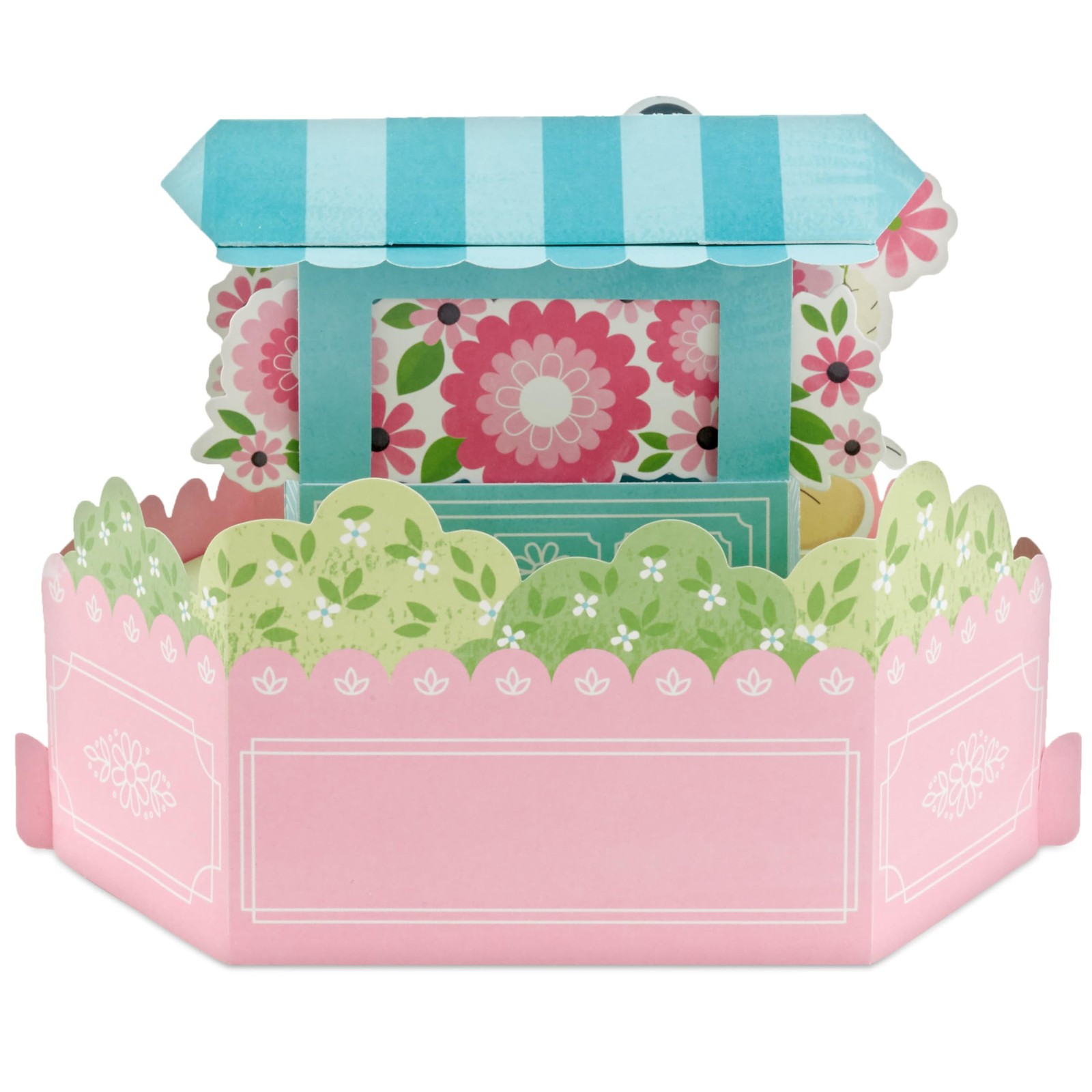 Hallmark Paper Wonder 9 x 6.25 inches, Pop Up Mickey Mouse Flower Cart