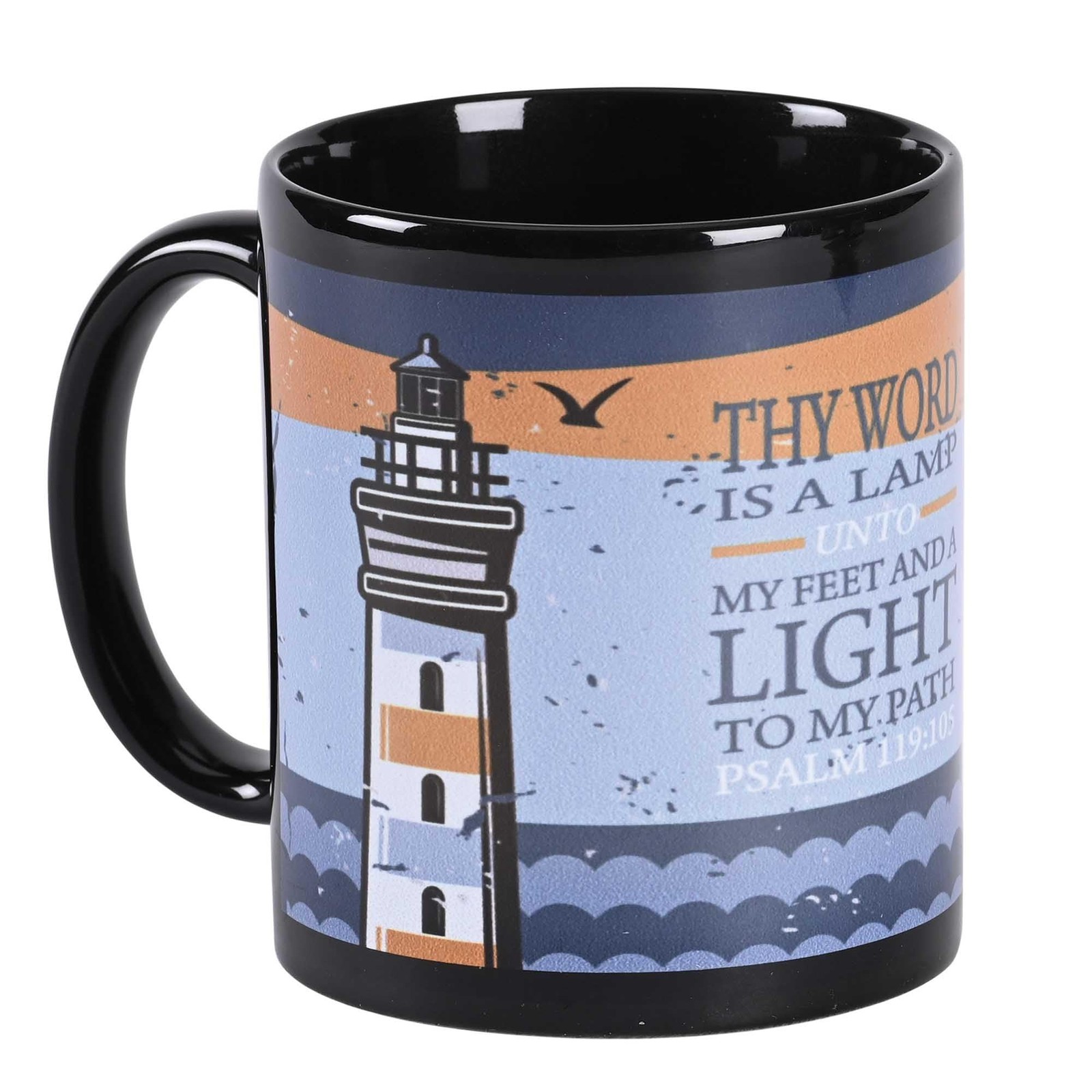 Dicksons Inspirational Christian Coffee Cup Mug 11 Ounce Ceramic Lighthouse T…