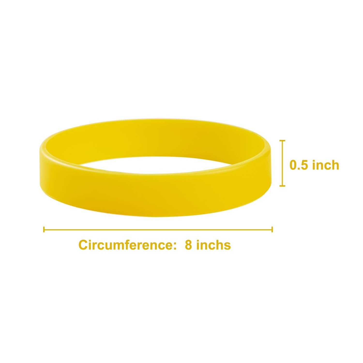 BRANDWINLITE Wholesale 12pcs/pack Blank Color Silicone Bracelets Silicone Wri…