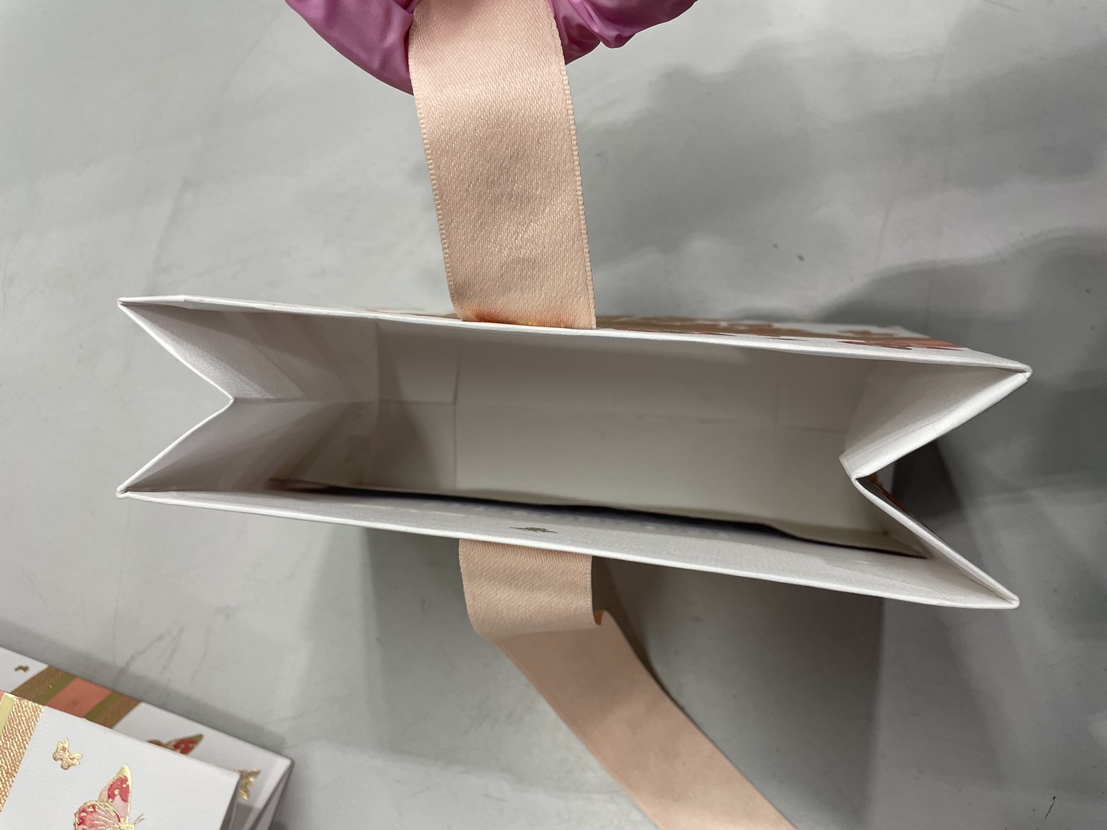 Lot Of 2 Christian Dior Limited Edition Butterfly Gift Bag 10x3x7 & 7x5x3
