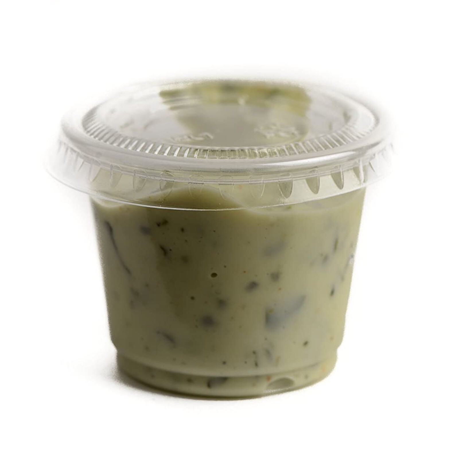 20 Pack – Clear Plastic Disposable Portion Cups with Lids 1 Oz.