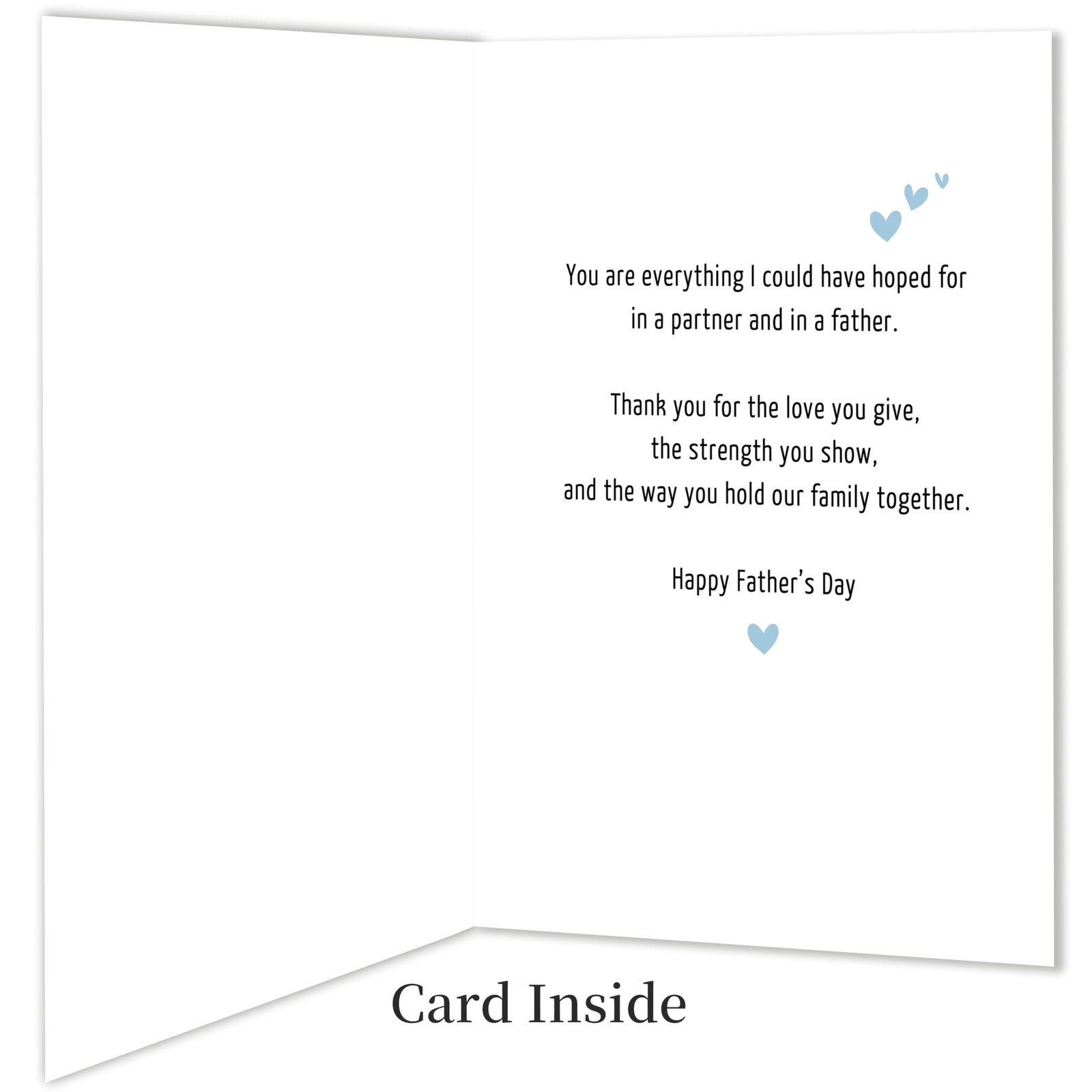 IDU Fathers Day Card Gifts for Husband, 7 x 5 inches, ZN-516
