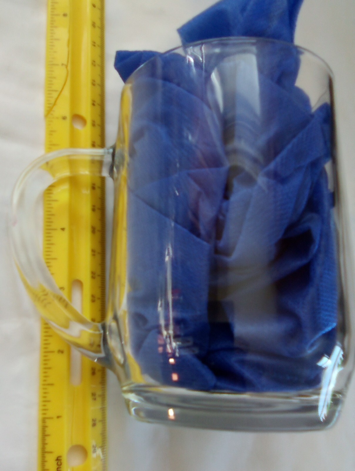 21st Birthday Beer Clear Glass Tankard Mug