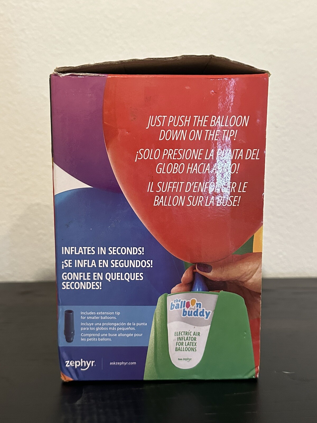 The Balloon Buddy Electric Air Inflator For Latex Balloons