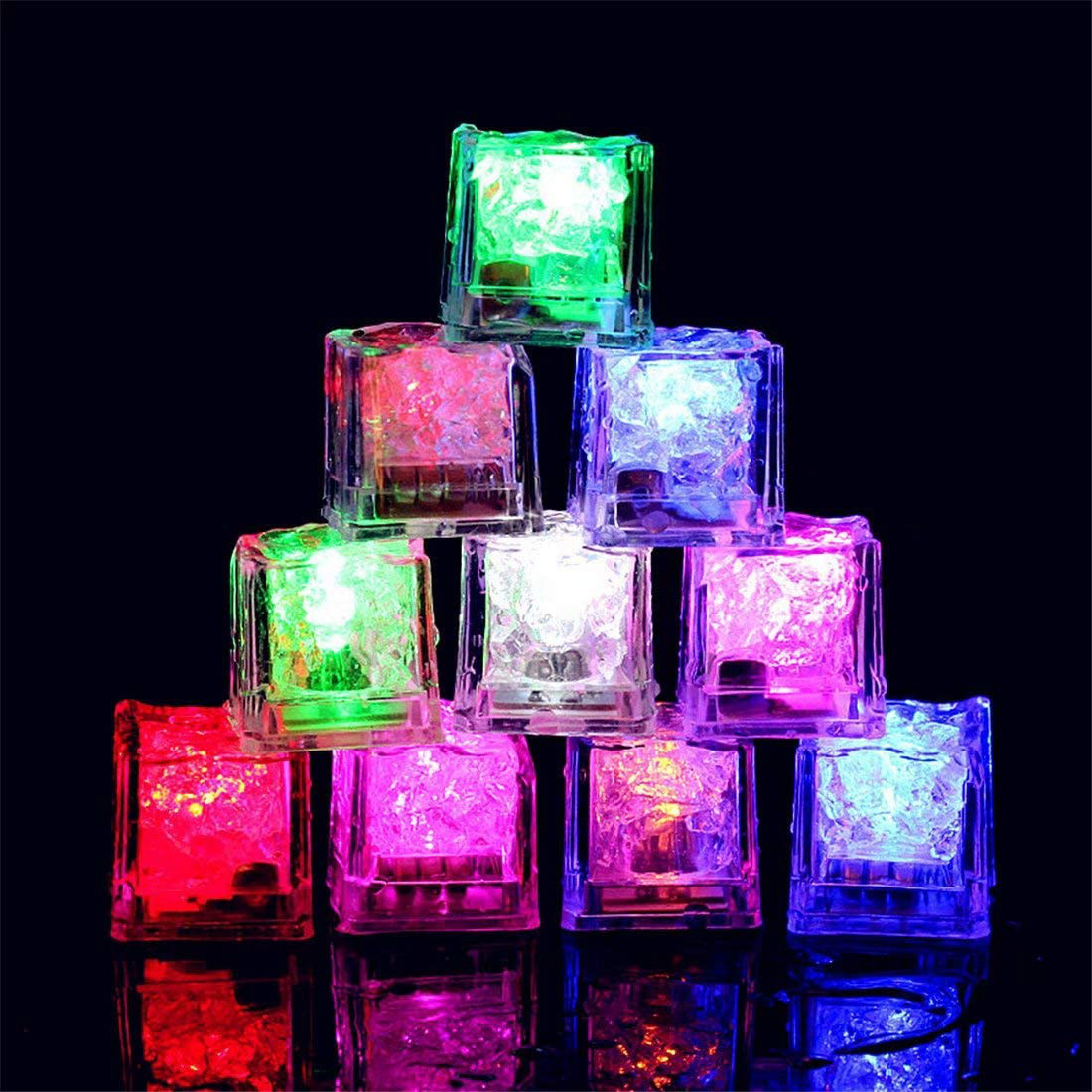 ICE CUBES LEDS light up 24 – 120 Multicolor & flash ,drinks parties lowest price