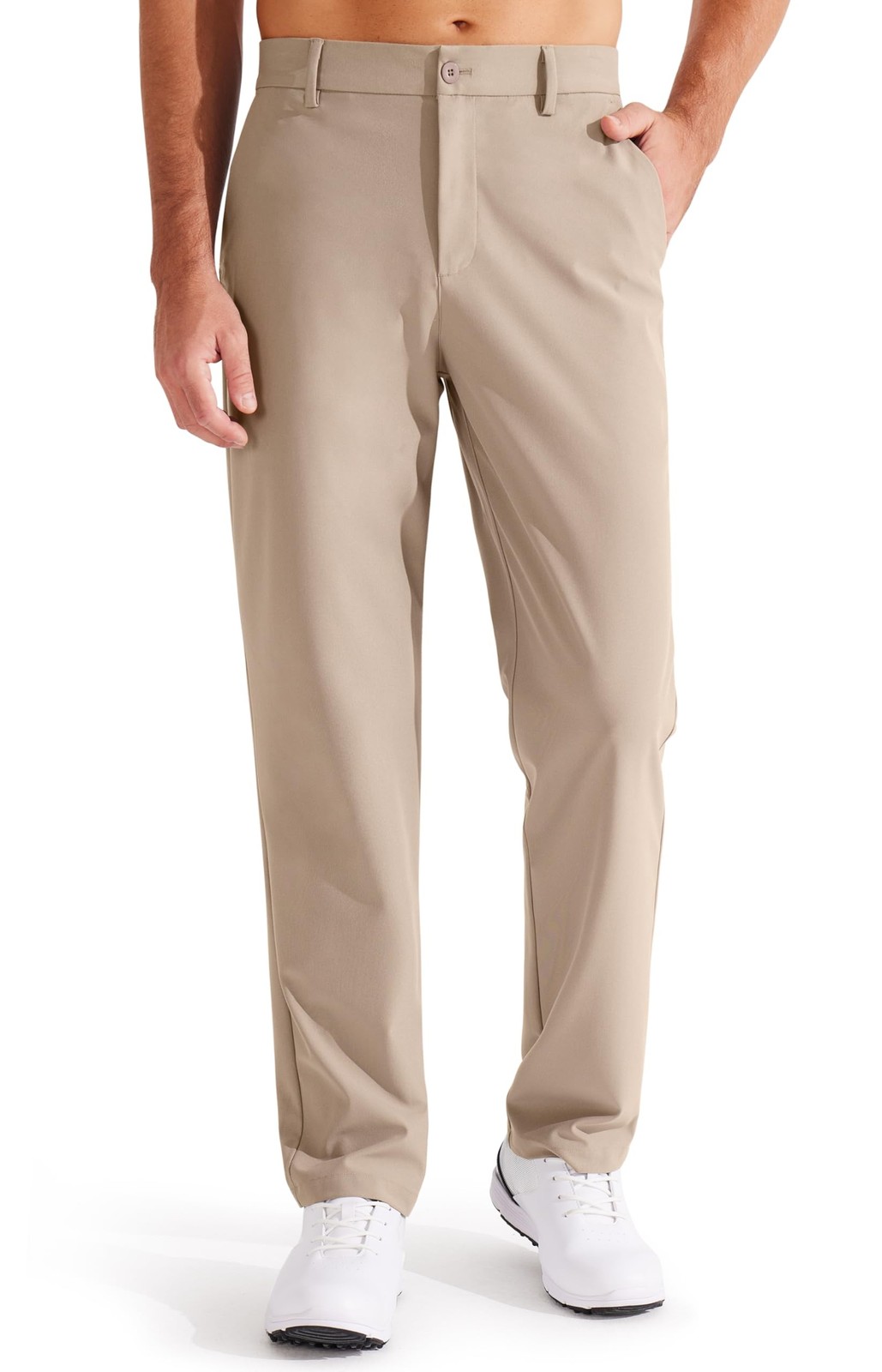 Libin Men’s Golf Pants Classic Fit Flat Front Work Dress Pants 29″ 31″ 33″ St…