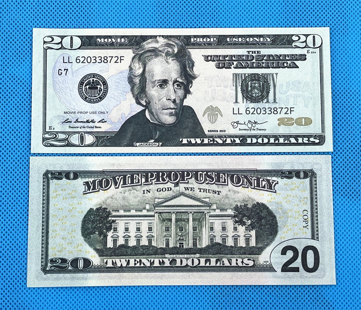 700 Pieces $1,$2, $5,$10, $20, $50,$100 Replica Fake Dollars for Pranks & Movies
