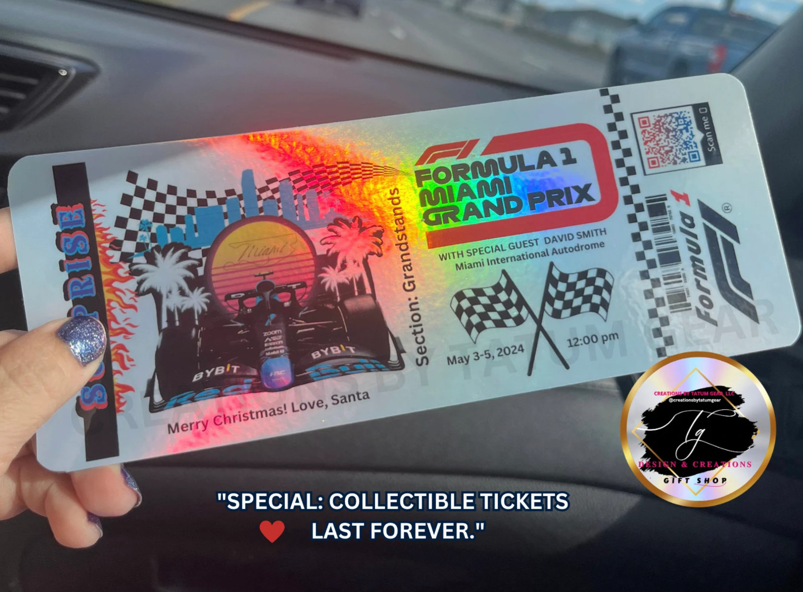 A FANCY Physical HOLOGRAPHIC Surprise to Miami Grand Prix – Formula 1 Reveal