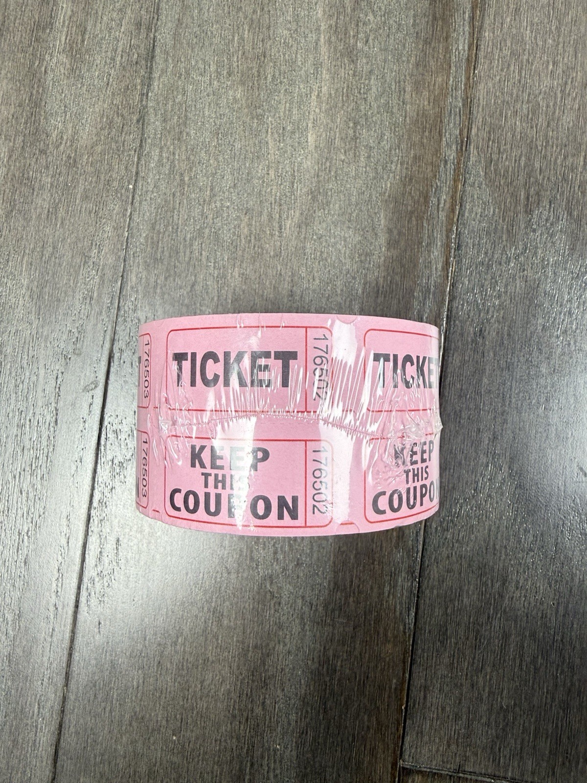1 Roll 1000 Raffle Tickets Pink One Size Festival Fair Weddings Party’s School