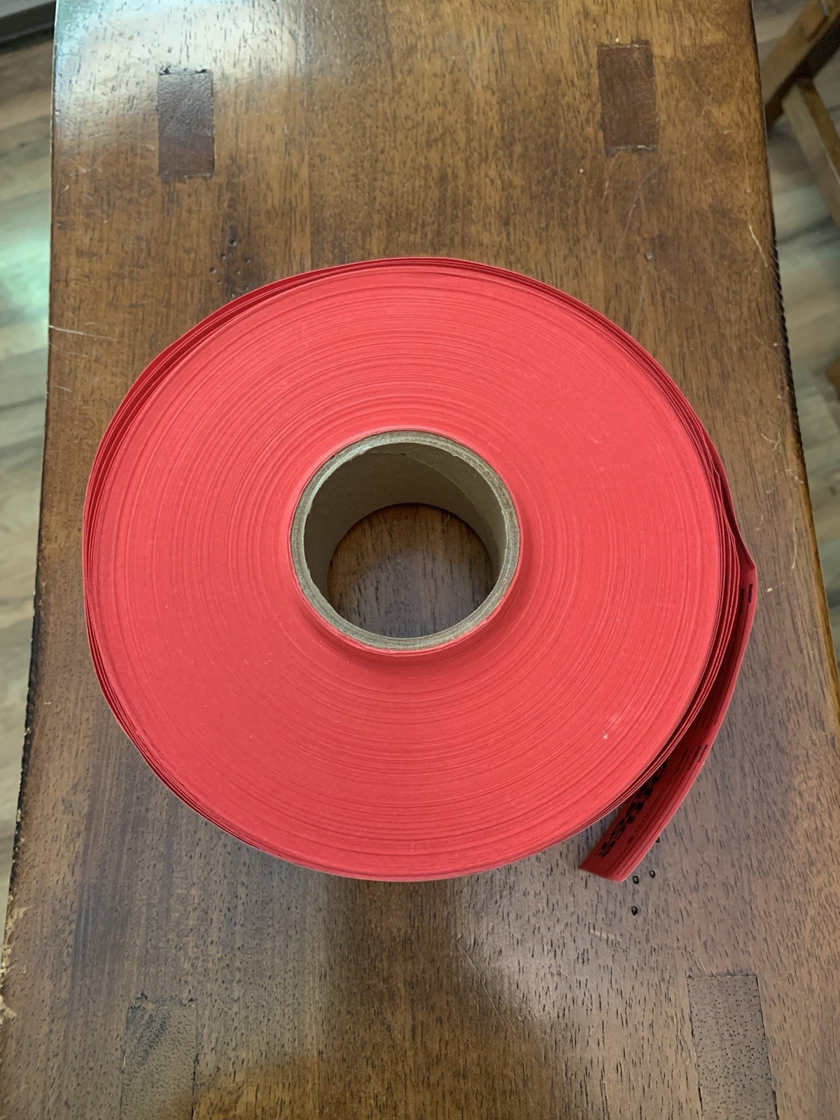 OFFICE DEPOT DOUBLE TICKET ROLL RED CARDINAL