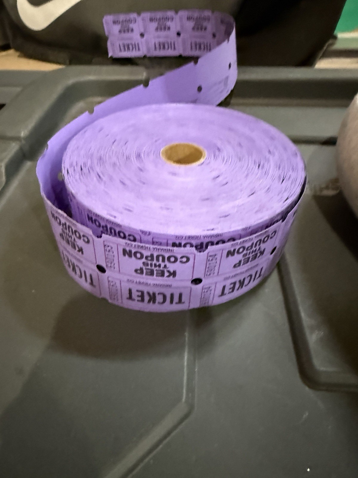 1 Roll 2,000 PURPLE Admit One Tickets Carnival Fun Fair Festival Raffle Entrance