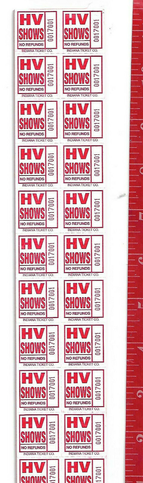lot 220 scrapbook tickets altered art HV SHOWS Midway Exhibitors Carnival