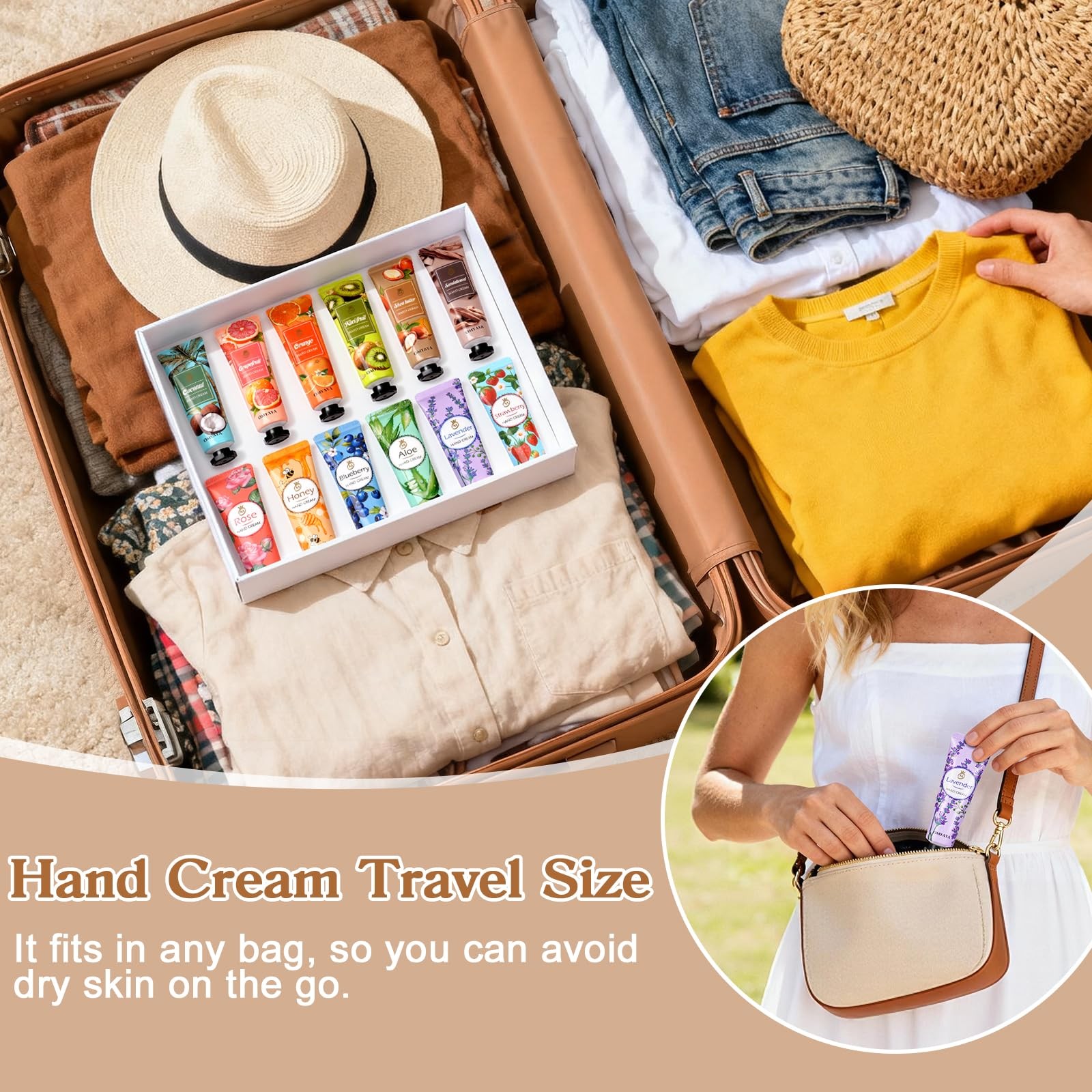 96 Pack Mini Hand Lotion Bulk, Travel 0.21 Fl Oz (Pack of 96)