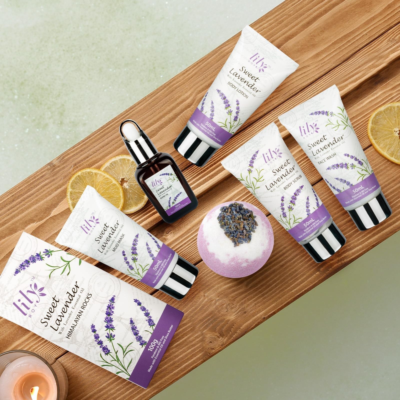 Christmas Gifts for Women – 22-Piece Luxury Lavender Bath and Body … Fast Ship