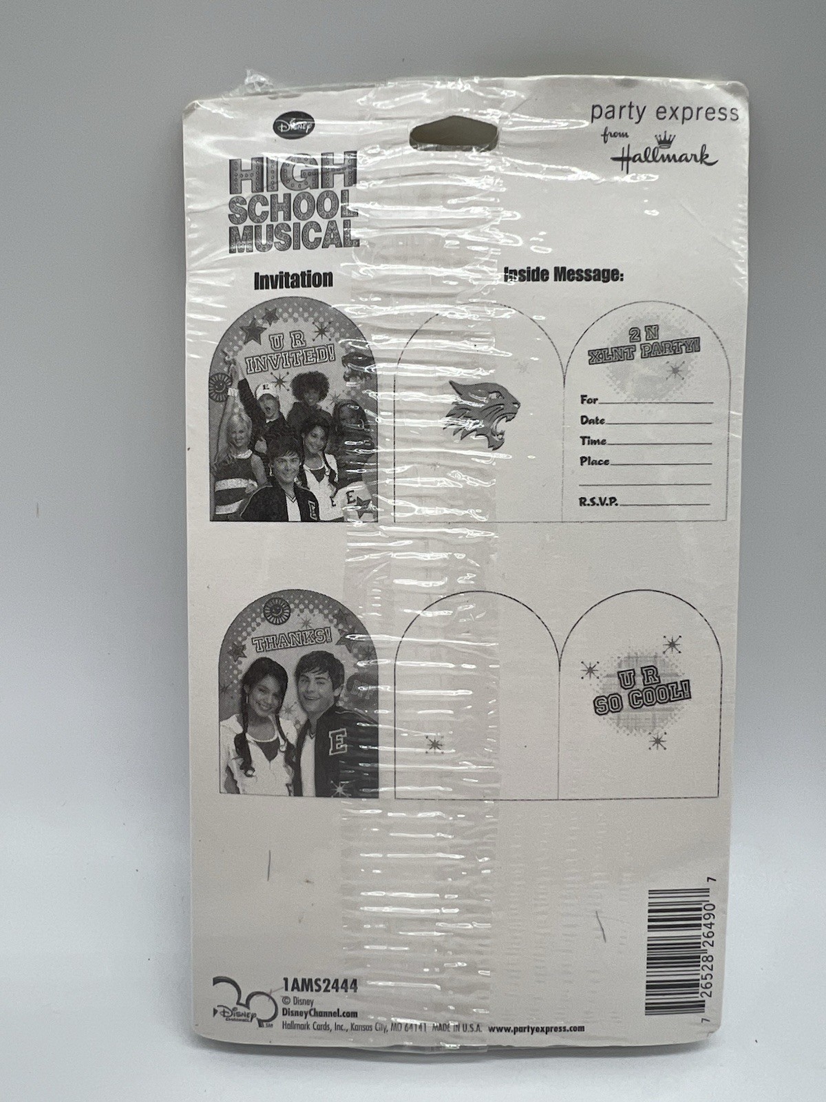 HIGH SCHOOL MUSICAL Party Lot Invitations Favors Pencils Stickers Tin Purse NEW