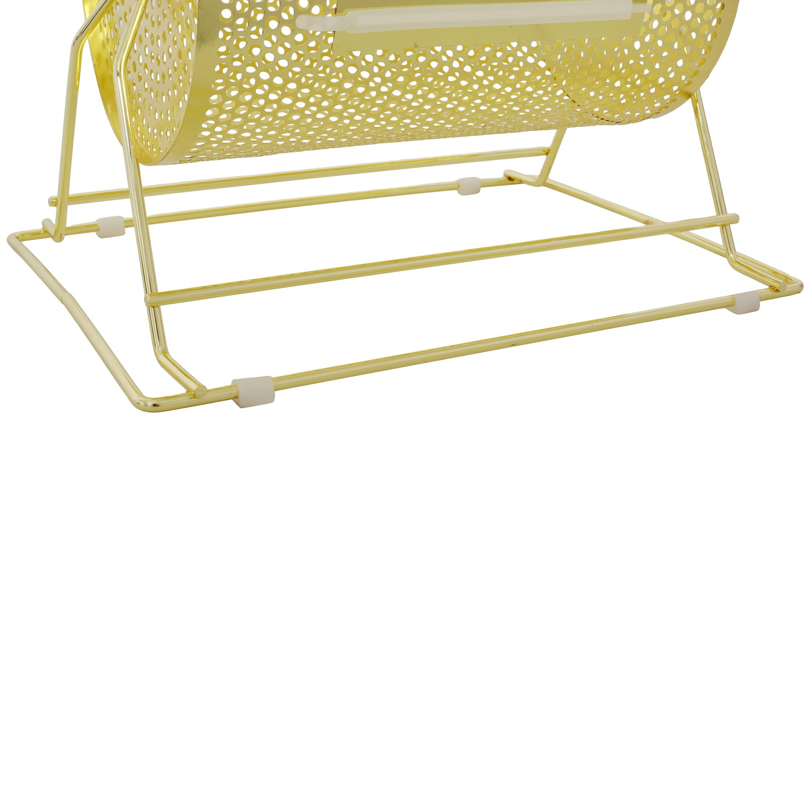 Raffle Ticket Spinner Drum 12″ x 8″ Brass Plated Holds 2500 Tickets