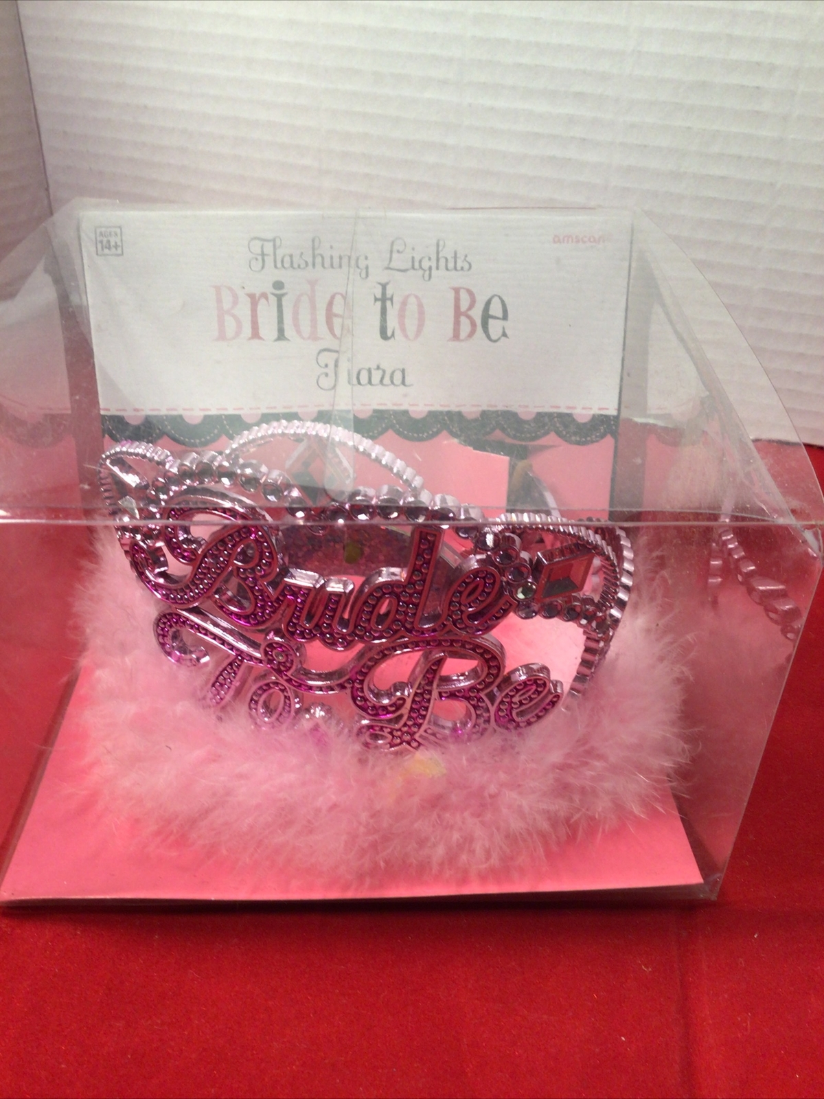Bride to Be Tiara Bachelorette Party Bridal Shower Pink New in Box