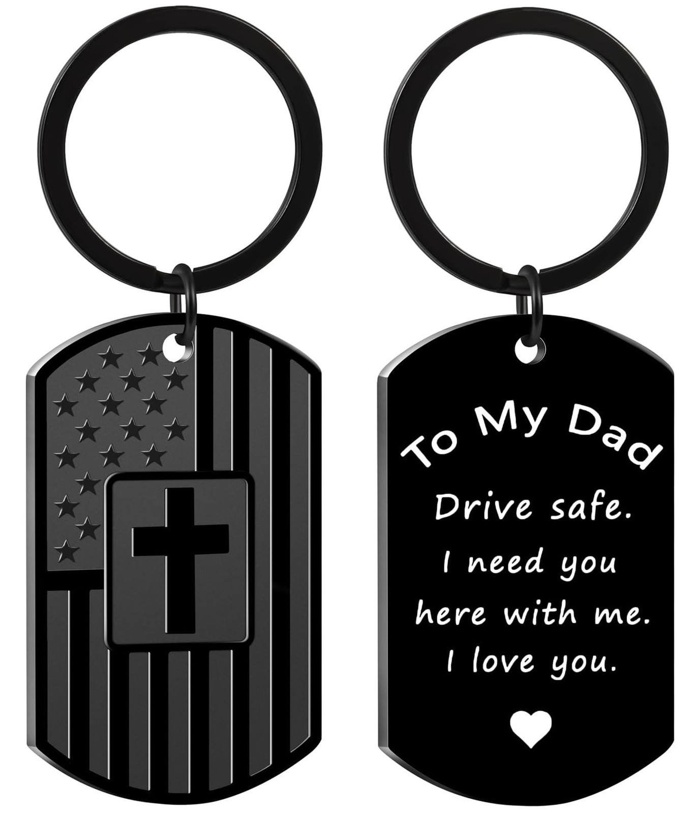 Fathers Day Gift, Dad Gifts from Son Daughter, Drive Safe I Love You Dad Birt…