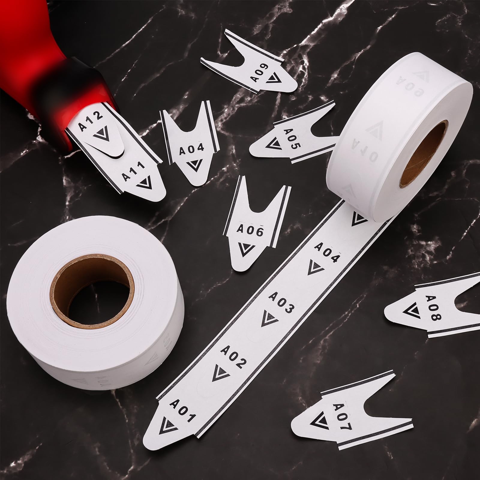 2000 PCS Take A Number Tickets 2Digit Roll A01E99 For Dispenser Restaurant