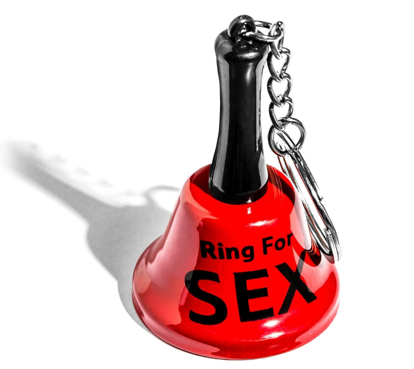 Ring for Sex Key Chain Bell 👄 Cute Funny Adult Party Bedroom Gag Gift Novelty