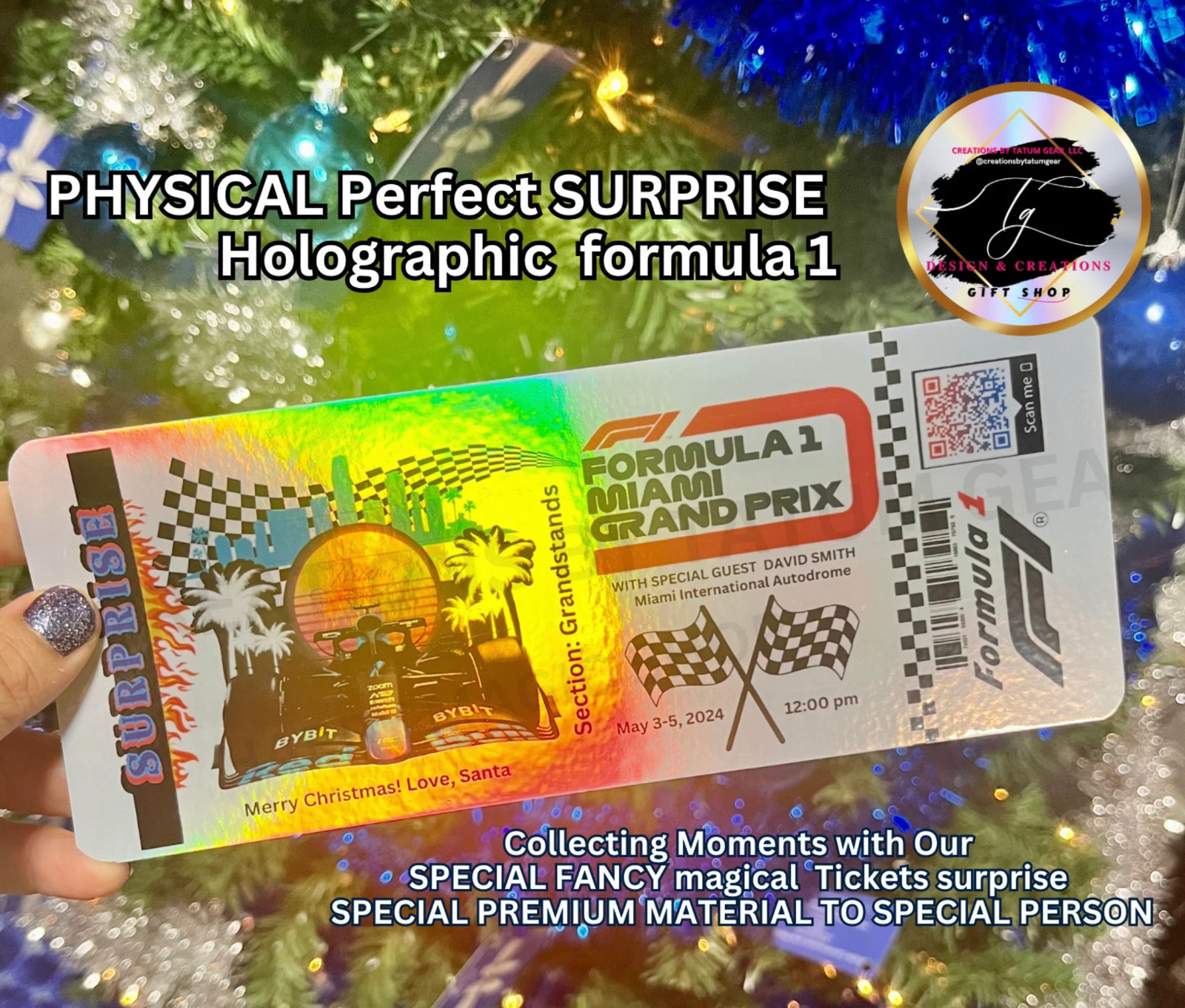 A FANCY Physical HOLOGRAPHIC Surprise to Miami Grand Prix – Formula 1 Reveal