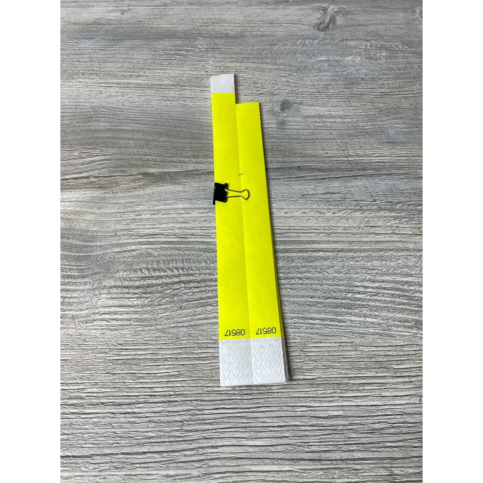 3/4″ NEON YELLOW/PURPLE WRISTBANDS, WRISTBANDS FOR EVENTS, PAPER WRISTBANDS 300
