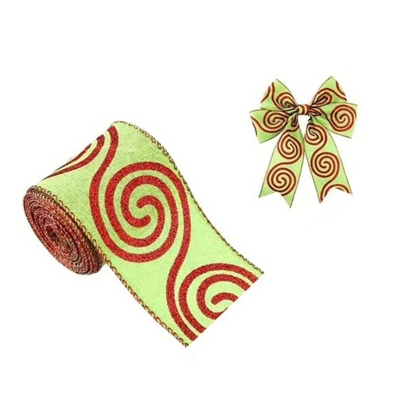Effective Christmas Gift Wrapping Ribbons Charm in Assorted Color and Designs